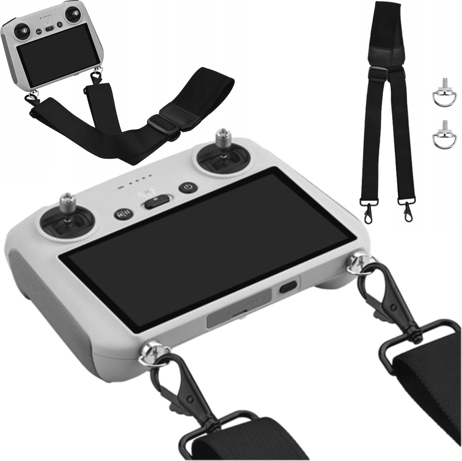 BRDRC UCHWYT SMYCZ SZEROKA REGULOWANA DO KONTROLERA DJI MINI 3 PRO / DJI RC