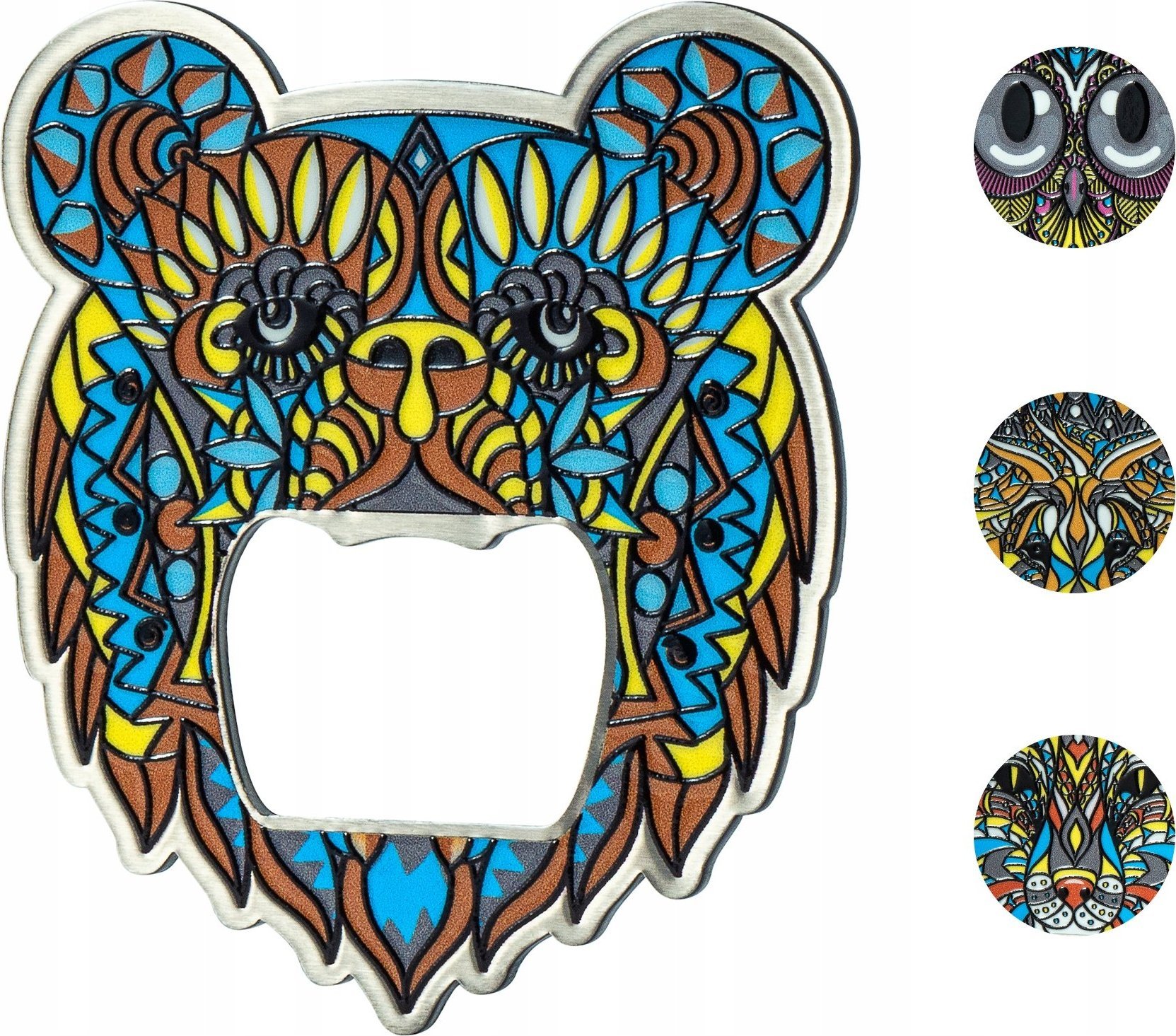 Kadax Otwieracz Stalowy Do Butelek Napojów Kapsli Miś