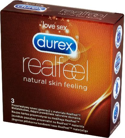 Durex Prezerwatywy Real Feel 3 szt