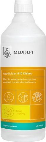 Medisept MEDICLEAN MC 510 płyn do mycia naczyń o zapachu cytryny 1L