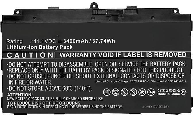 Battery 50.00Wh 14.4V 3470mAh