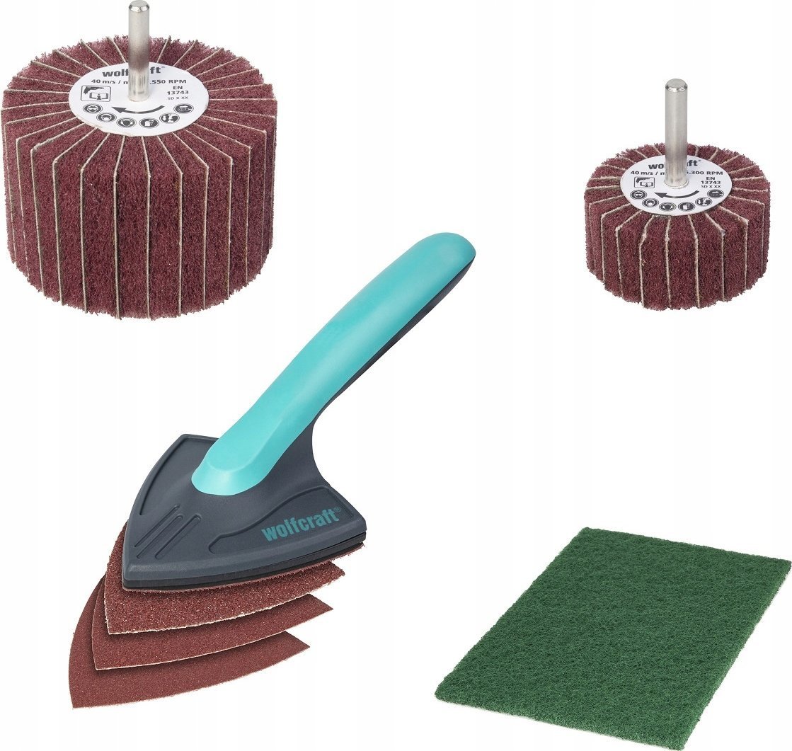 Wolfcraft Zestaw do obróbki drewna 7 cz., wolfcraft