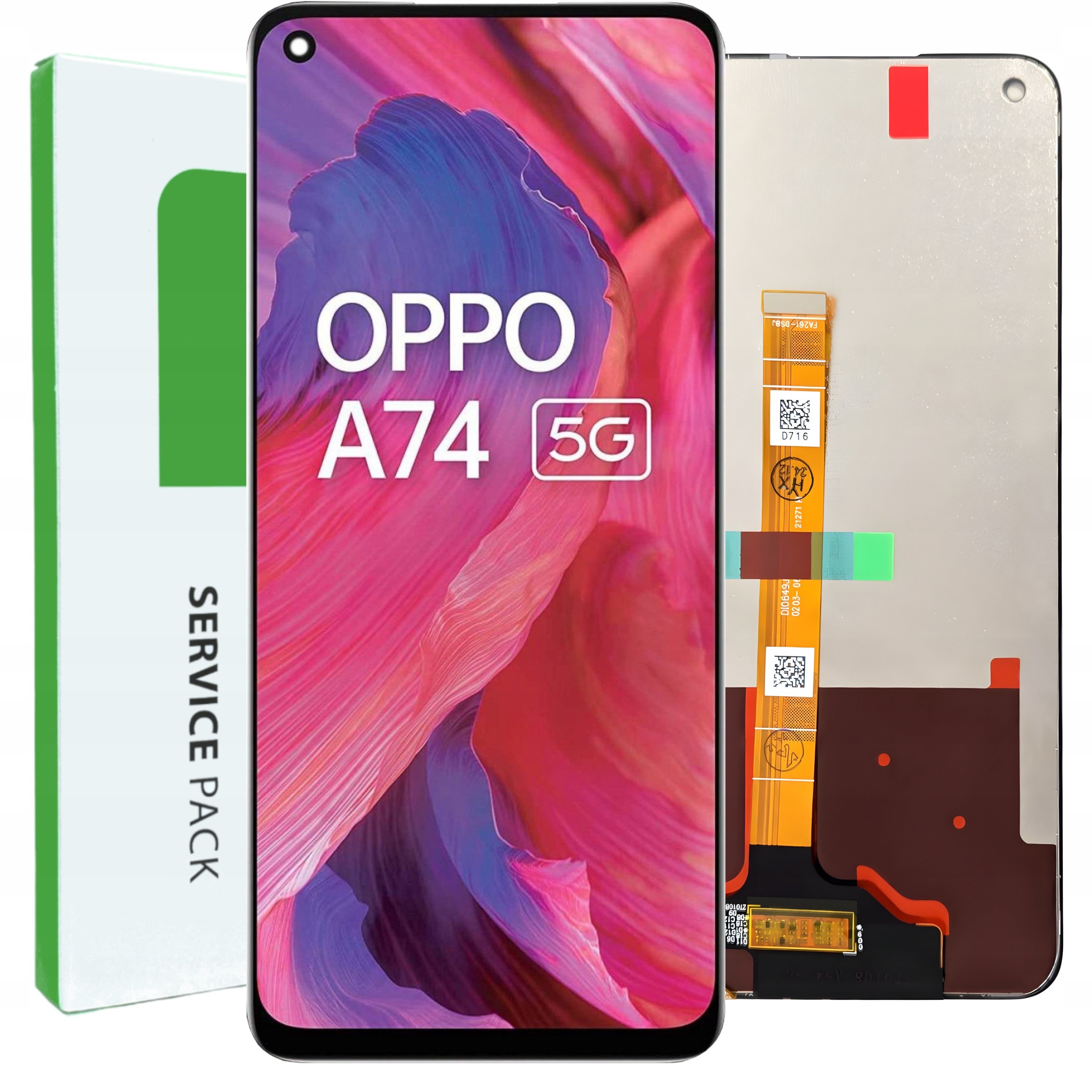 ORYGINAŁ WYŚWIETLACZ EKRAN LCD DO OPPO A74 5G