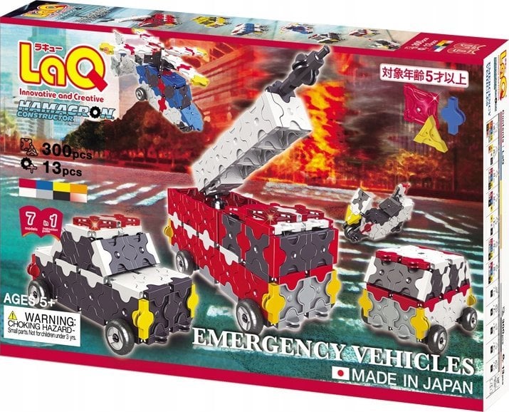 Klocki edukacyjne Emergency Vehicles