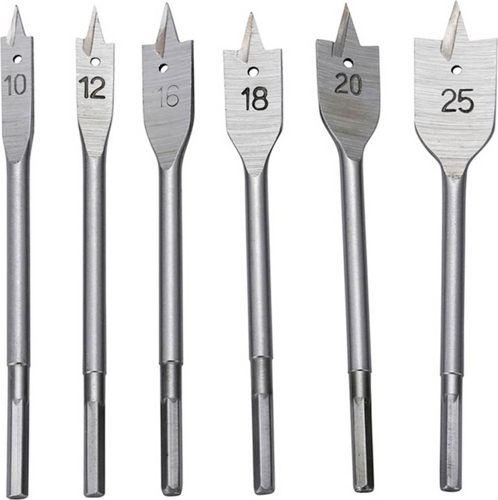 Wiertło Geko Kpl.6szt.wierteł łopatkowych 10-25mm(100)