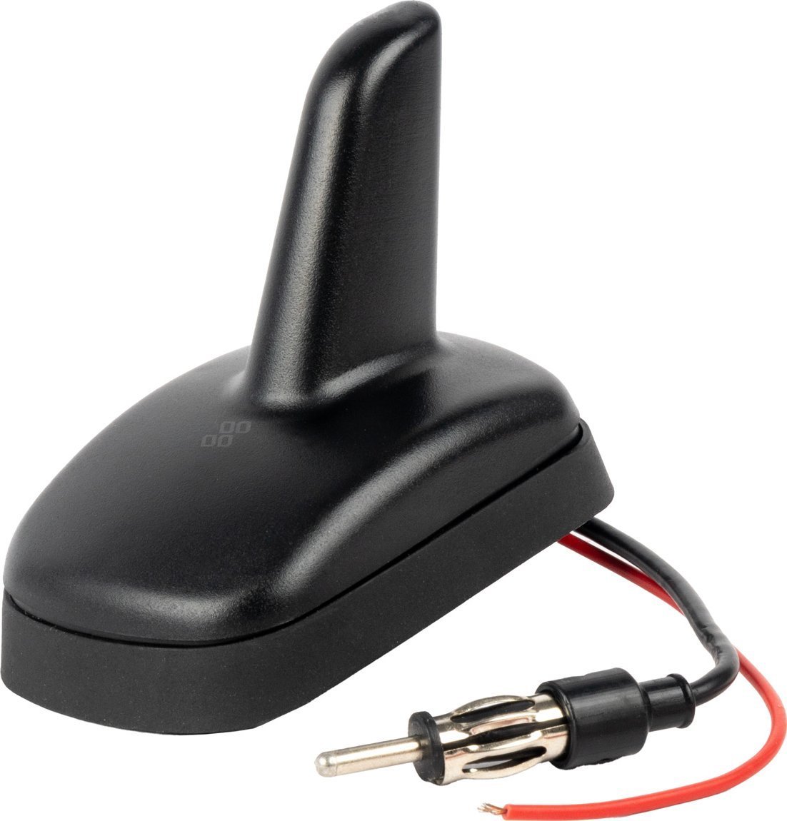 Antena samochodowa ze wzmacniaczem uniwersalna typu rekin z wtykiem din amio-04159