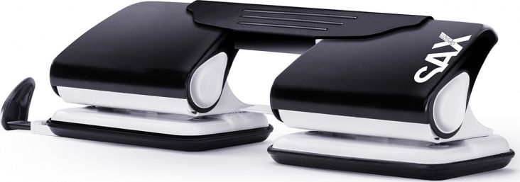 Dziurkacz SAX DESIGN 300 12 kartek Czarny (^ ISAXD300-05)