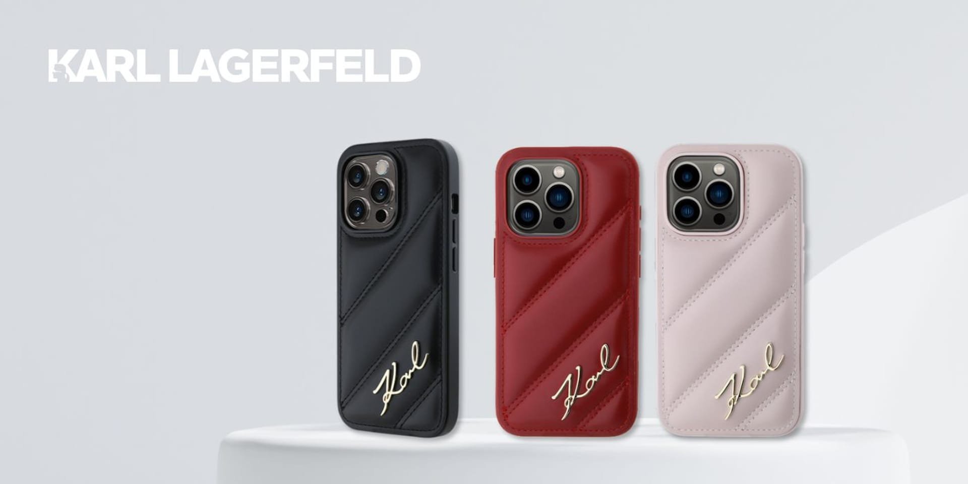 Karl Lagerfeld Karl Lagerfeld KLHCP16SPQDSMGP iPhone 16 6.1" różowy/pink hardcase Quilted Signature