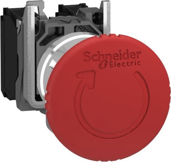 Schneider Electric Przycisk bezpieczeństwa 22mm 1Z 2R IP66 przez obrót XB4BS84441