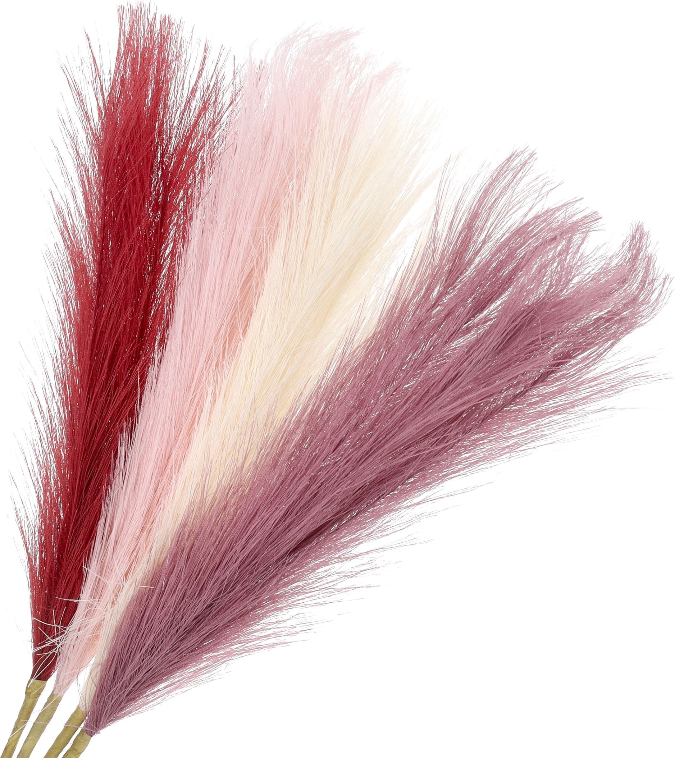 TRAWA sztuczna OZDOBNA kwiaty WAZONU STROIKA trawy pampasowe 4szt jak żywe