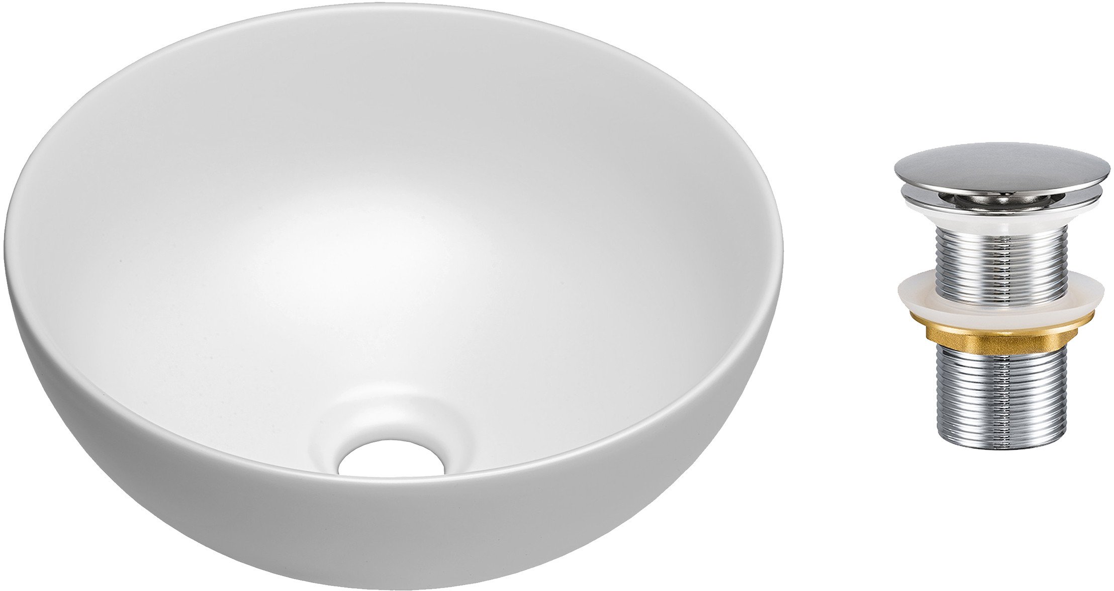 Zestaw Umywalkowy z Korkiem Click-Clack