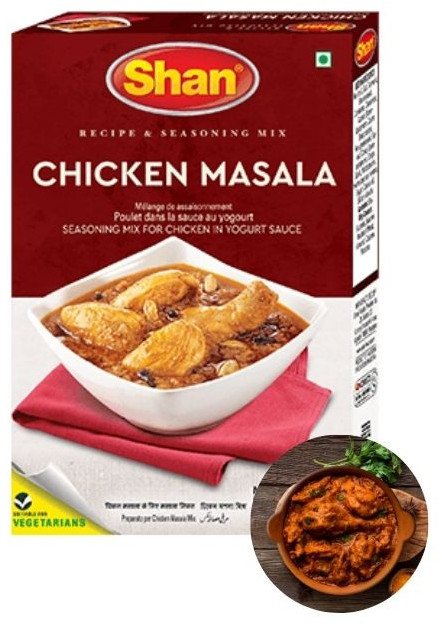 Przyprawa marynata do chicken masala kurczaka po indyjsku mieszanka shan 50g