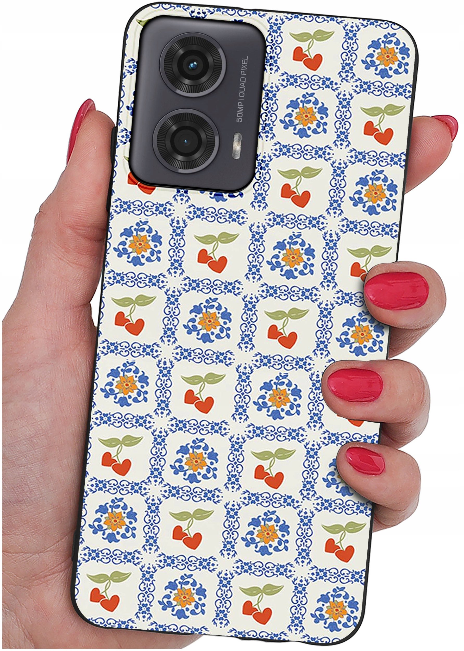 Etui do Motorola Moto G24 |G24 POWER |G04 |E14 WZORY |SILIKONOWE MATT SZKŁO