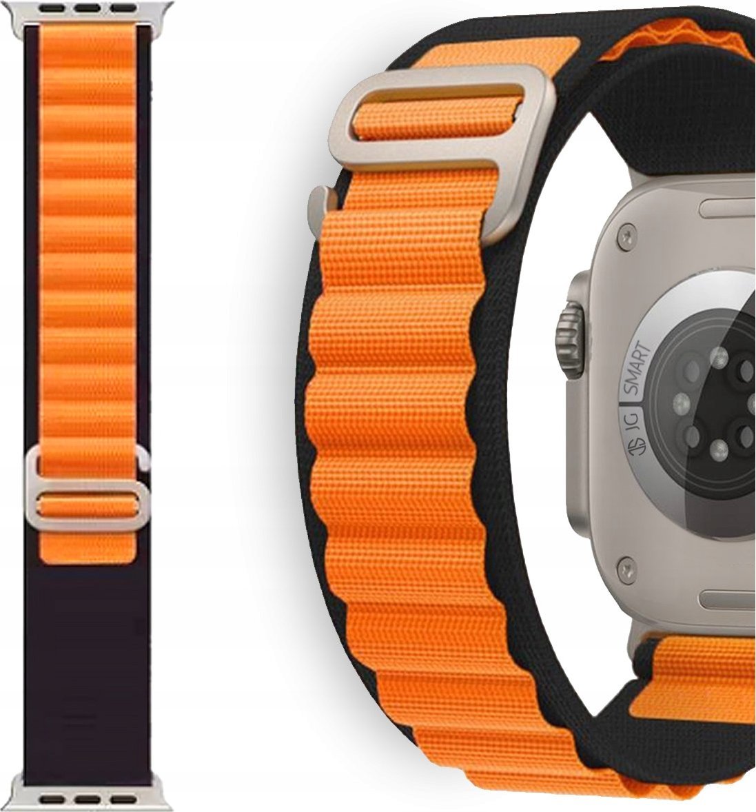 PASEK NYLONOWY do APPLE WATCH 2 3 4 5 6 7 8 9 SE ULTRA 42mm 44mm 45mm 49mm