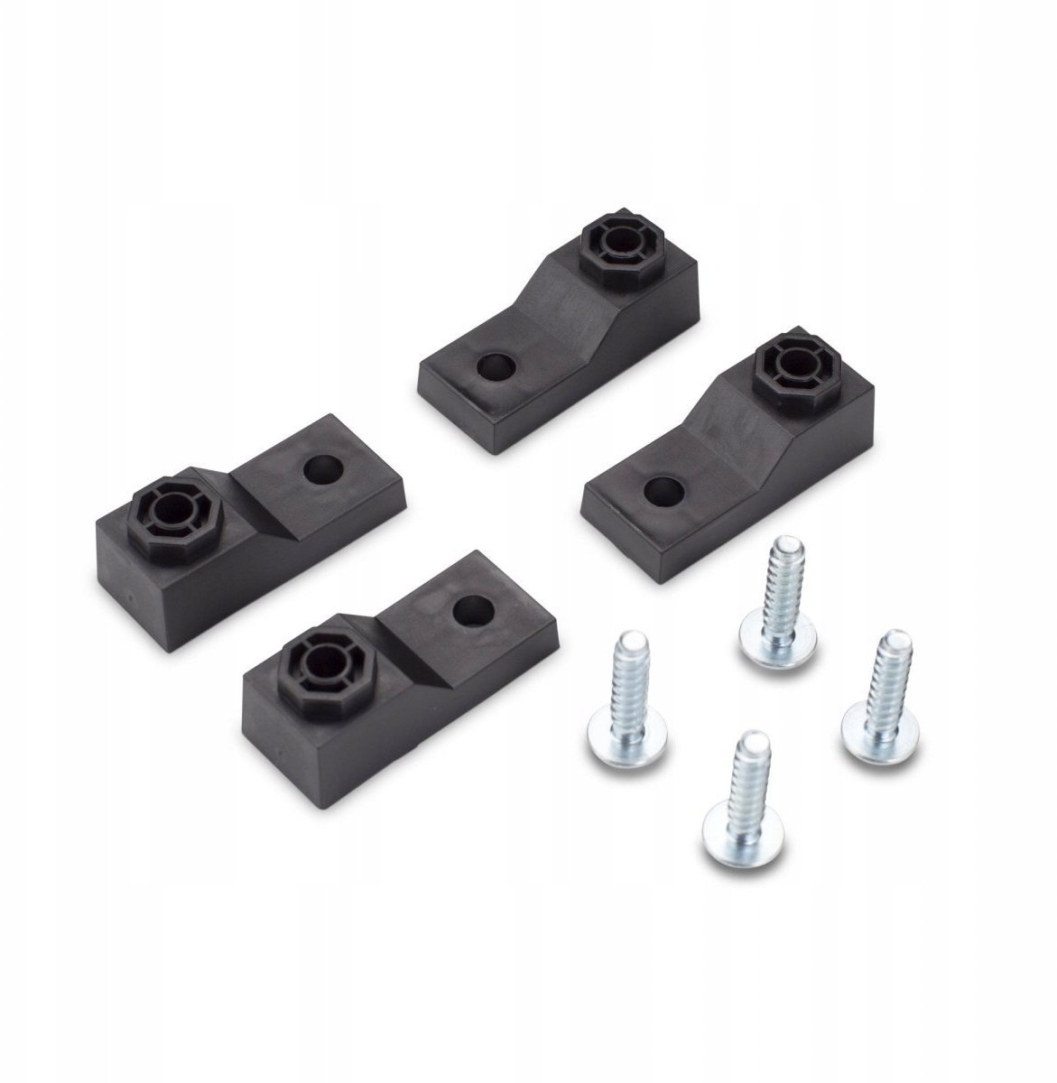 Uchwyt do montażu na ścianie 4szt czarny poliamid NFL1