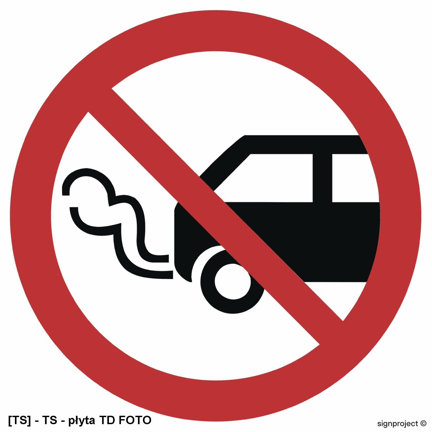 GB006 - Nie zostawiać włączonych silników spalinowych 200x200