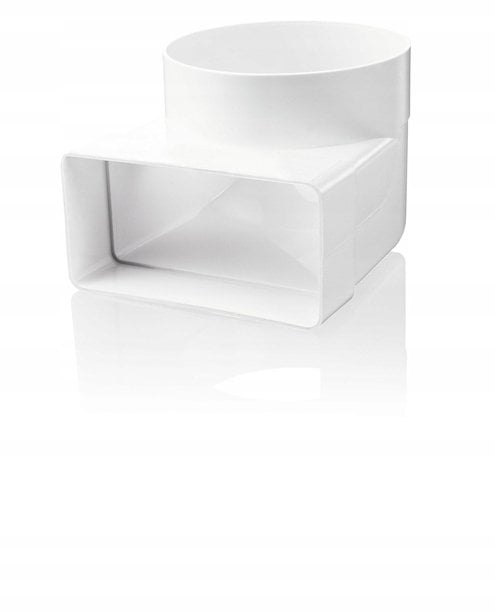 Kolano kanału płaskei okrągłego 60x204 fi125mm KP60-81