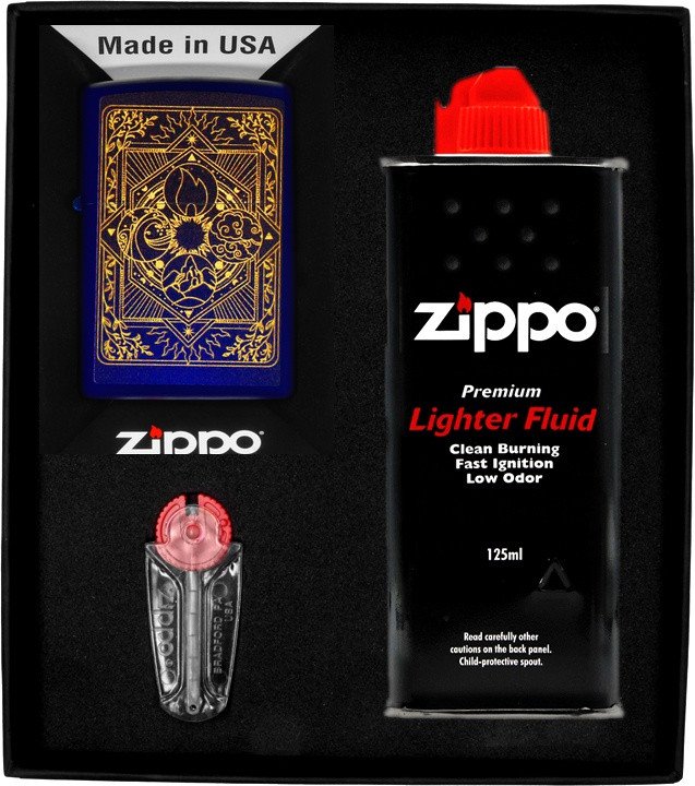 Zestaw ZIPPO Zapalniczka ELEMENTS DESIGN Prezentowy No1