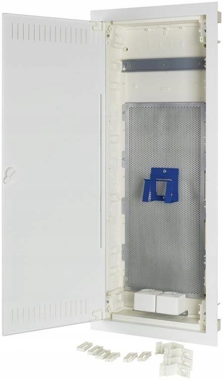 Rozdzielnica multimedialna podtynk. G-K IP30 1x14 płaska, drzwi wifi KLV-60HWM-W-F 302424