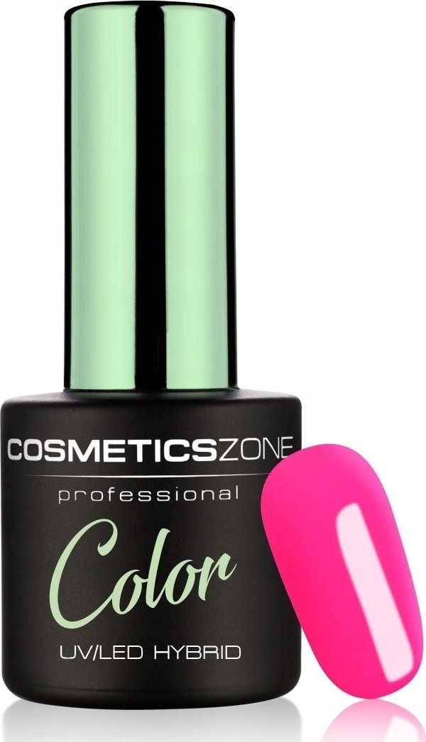 Cosmetics Zone Lakier hybrydowy hipoalergiczny neonowy różowy 7ml - Neon Dark Pink N1