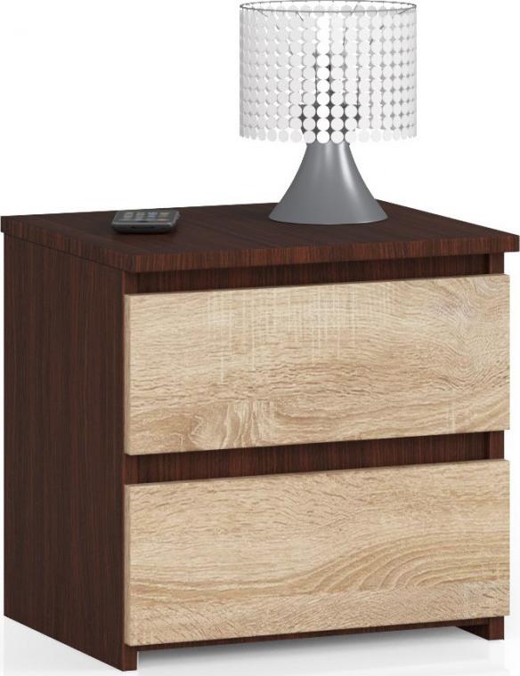 Fabryka Mebli Akord SZAFKA NOCNA CL2 40 cm WENGE / SONOMA