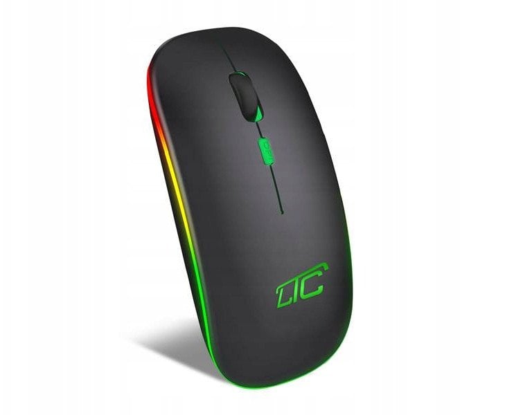 PS LTC Optyczna mysz bezprzewodowa, bluetooth, podświetlenie RGB