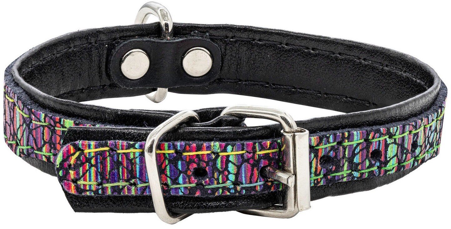Barry King Obroża dla psa skórzana Laser, XS-S, 12mm/35cm