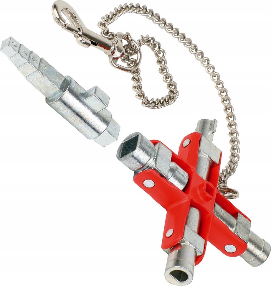 Klucz uniwersalny do szaf sterowniczych Master 9w1 S&B szafek elektrycznych