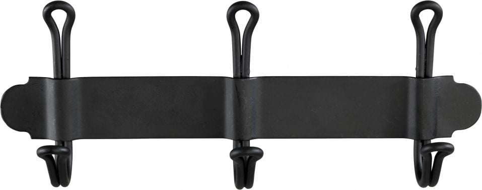 Wenko hak ścienny samoprzylepny trio nostalgia 5 x 8,5 cm stal czarna