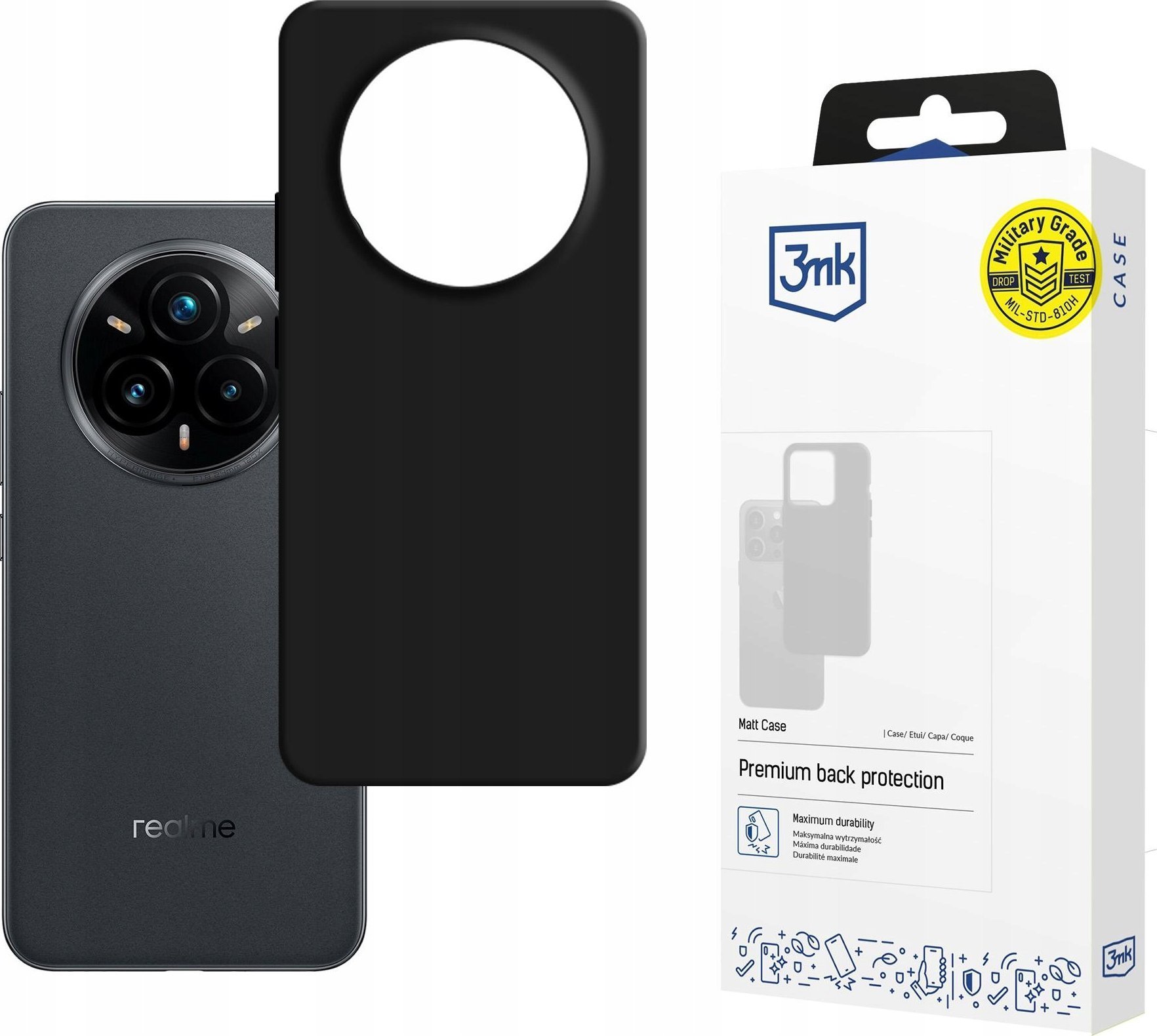 Realme 14 Pro+ - 3mk Matt Case