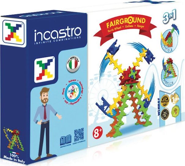 Incastro Fairground 3w1 150 el. - Klocki konstrukcyjne