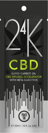 Power Tan 24k CBD Super Carrot Oil Accelerator 20ml