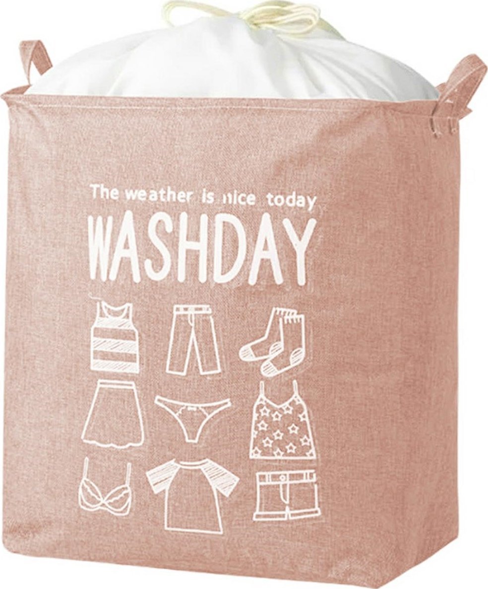 ATL BQ66A Kosz worek pojemnik na pranie różowy