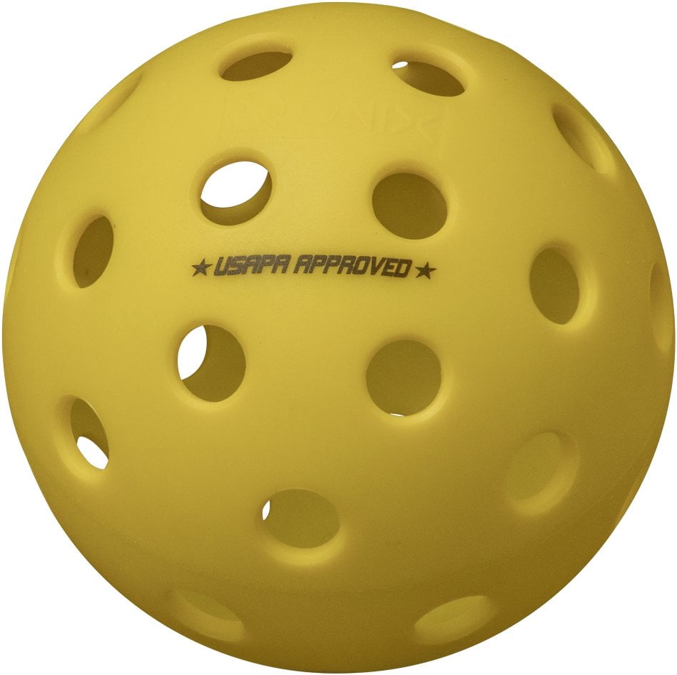 Onix Dura Fast-40 Piklbolo kamuoliukai, 4 vnt. geltona