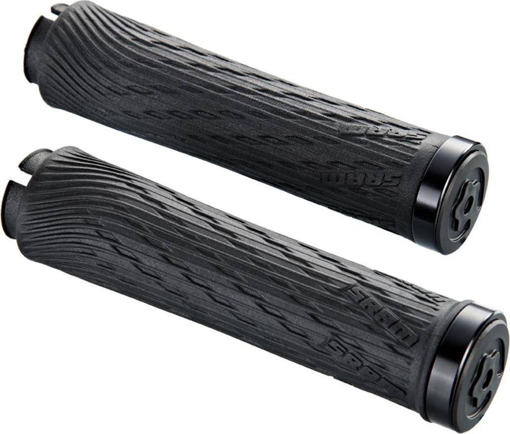Sram Chwyty kierownicy Sram Locking Grips for XX1 Grip Shift 100mm i 122mm czarne z czarną obejmą
