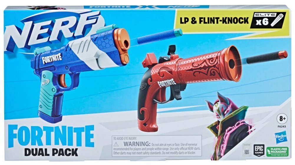ND11_F6243 NERF Fortnite Dual Pack, pistolety i wyrzutnie