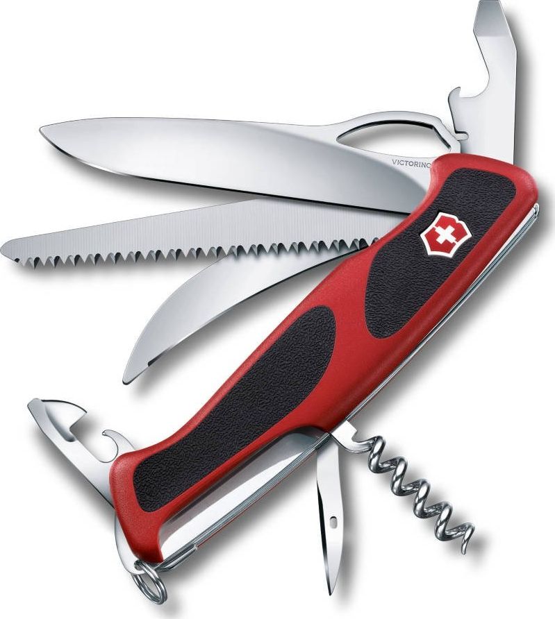 Victorinox Scyzoryk Victorinox RangerGrip 57 czerwono-czarny