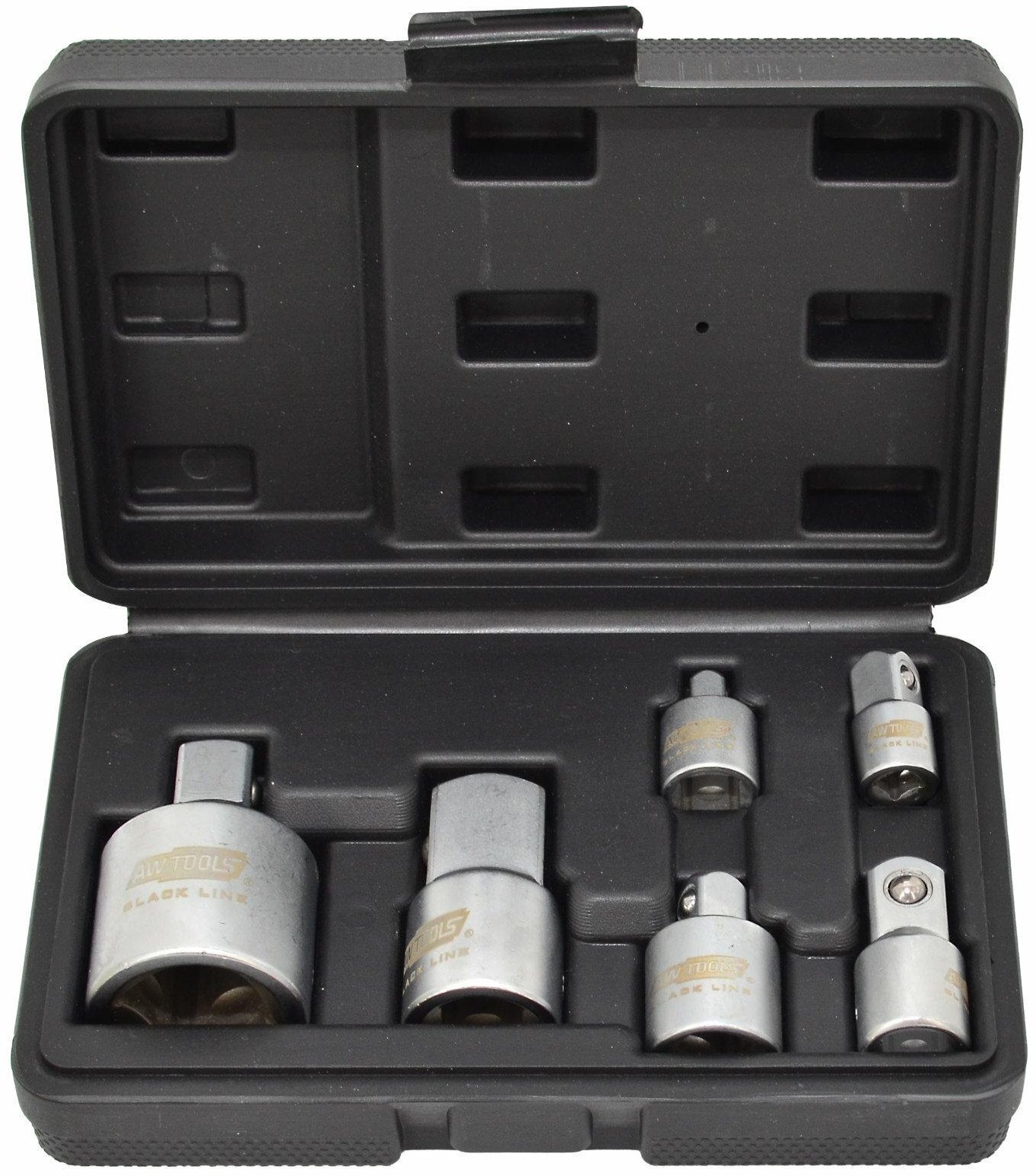 AWTOOLS ZESTAW REDUKCJI UDAROWYCH 6szt. CRV BLACK LINE