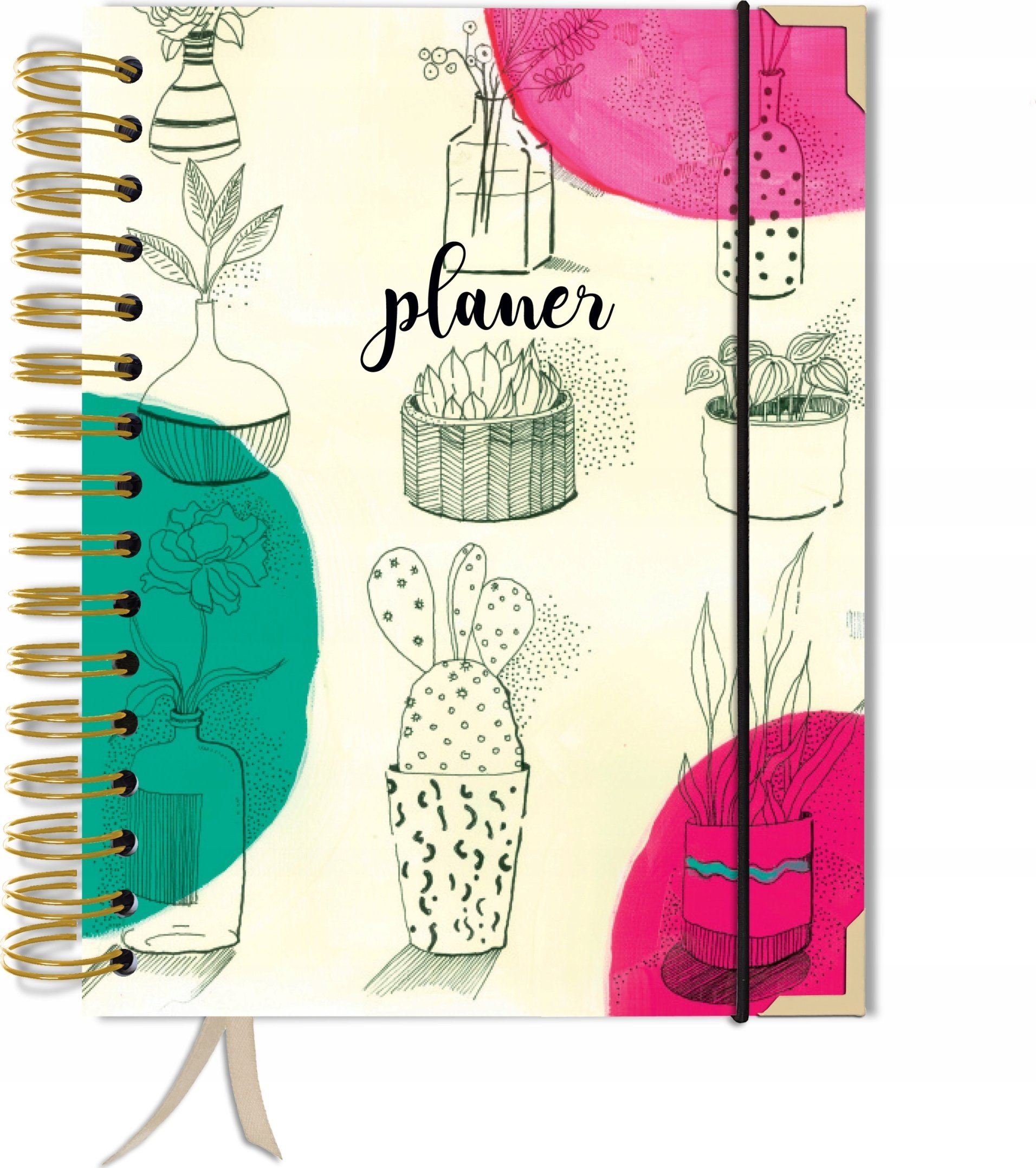 TadaPlanner Kalendarz terminarz bez dat planer książkowy A5+