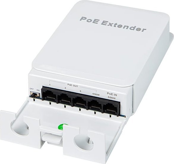 Blow 77-968# Extender poe 4-portowy 100mbs zewnętrzny
