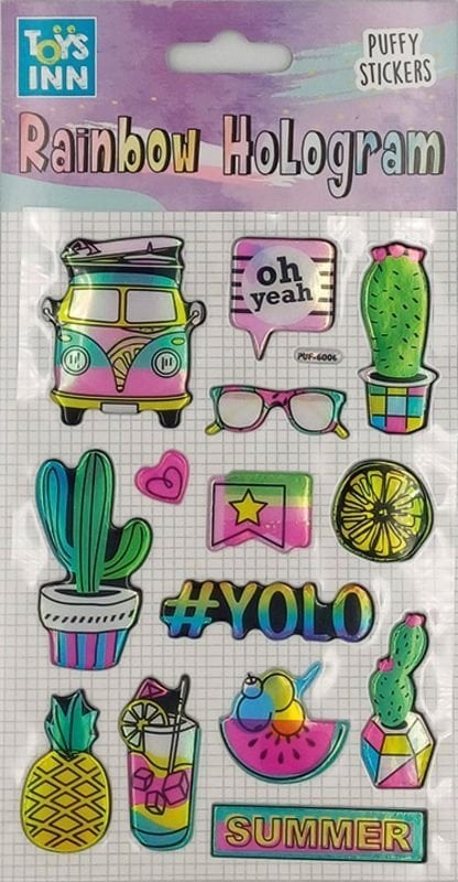 Stnux Naklejki rainbow hologram - summer 8653 STNUX p6