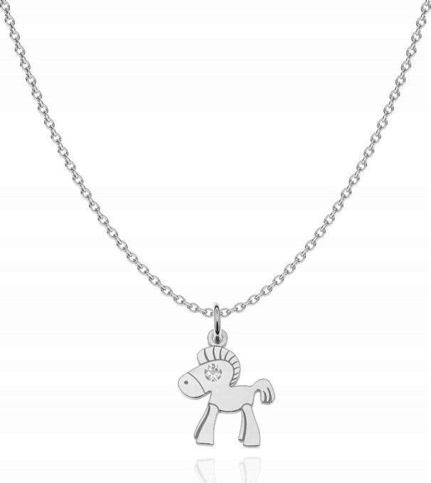 Radziszewska Jewellery Srebrny Naszyjnik KUCYK DEDYKACJA GRATIS