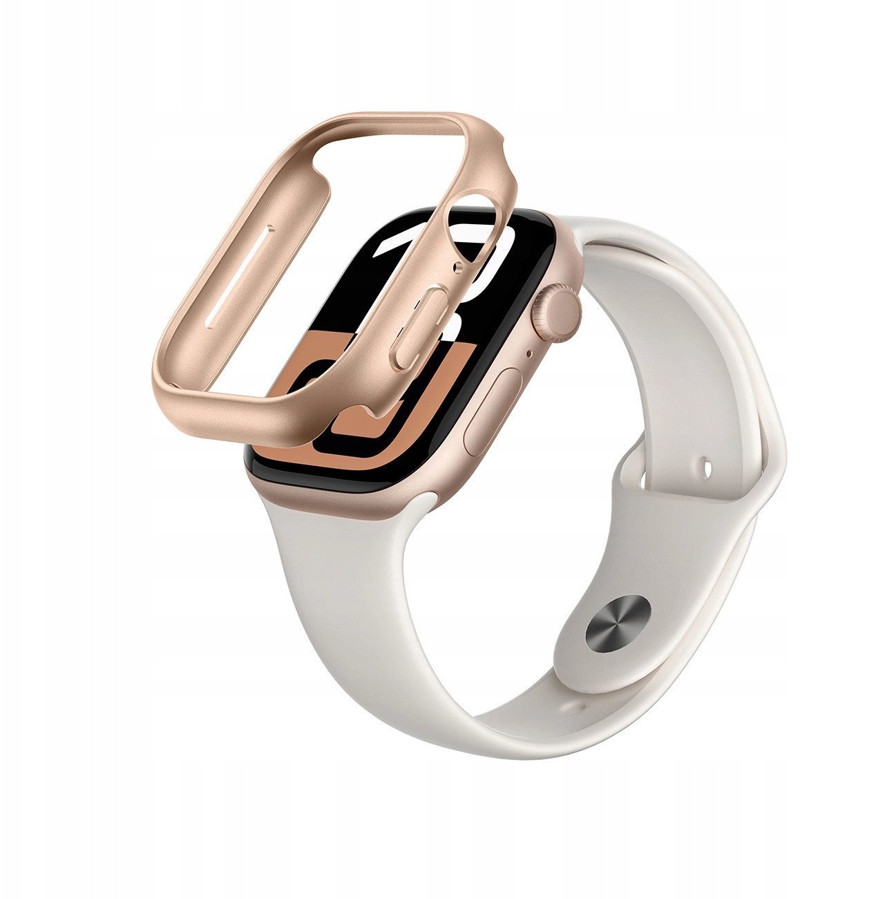Etui AMAZINGTHING Minimal Case do Apple Watch 46mm – różowe złoto