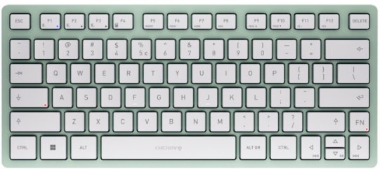 Klawiatura Cherry KW 7100 MINI BT - Tastatur - kabellos - Bluetooth 5.1 - QWERTY - Europa - Tastenschalter: CHERRY SX - Agave Green