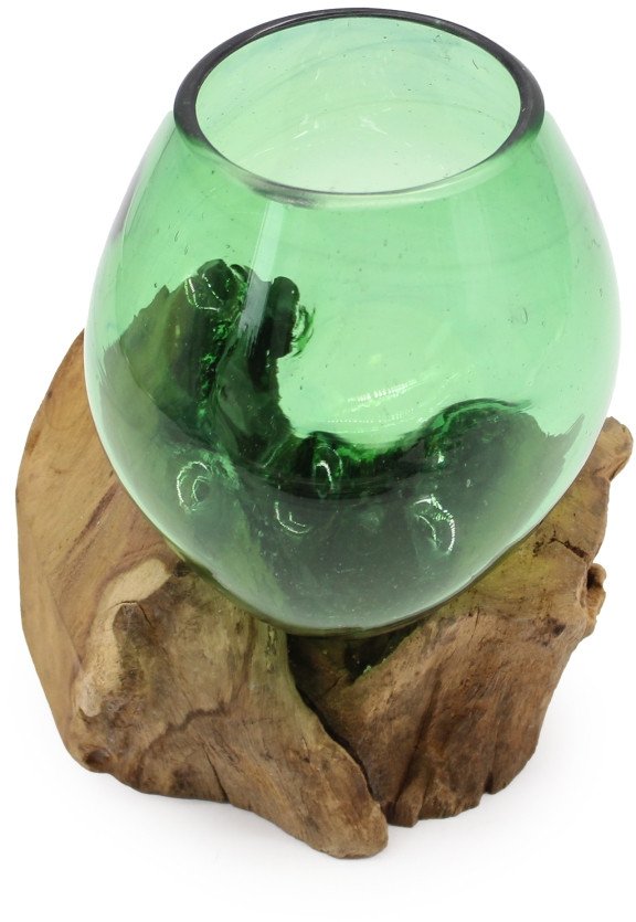 Szkło Wtopione W Drewno - Mała Misa