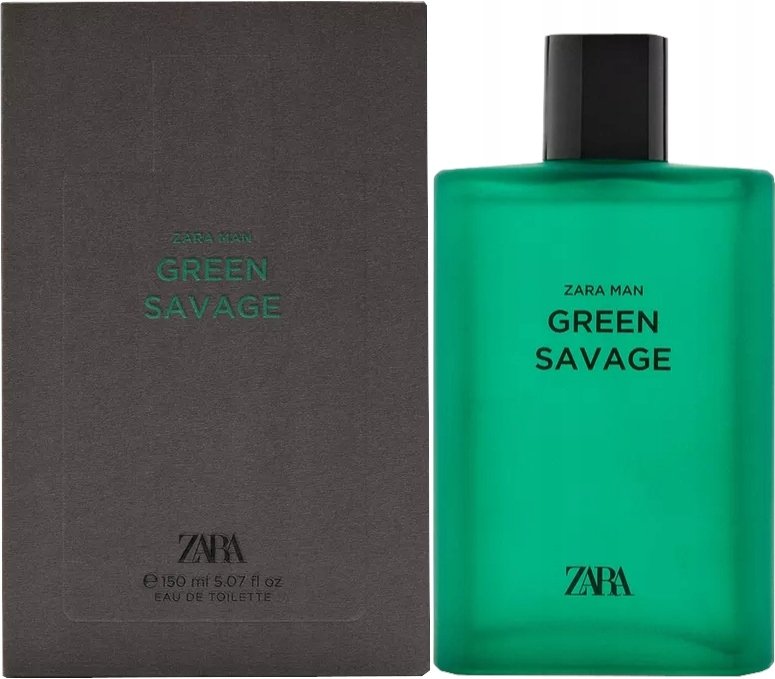 Zara ZARA GREEN* SAVAGE Perfumy Męskie 150ml EDT duże