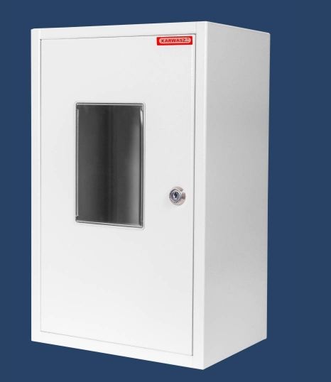 Karwasz Rozdzielnica uniwersalna licznikowa z zamkiem IP30 biała RU-3-L Z/O