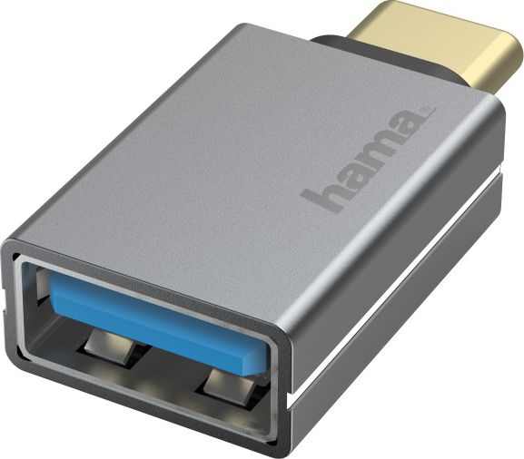 Adapter USB Hama USB-C - USB Szary (002003000000)