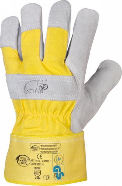 stronghand Rękawice Mammut, skóra bydlęca/skóra dwoinowa, rozmiar 10 (12 par)