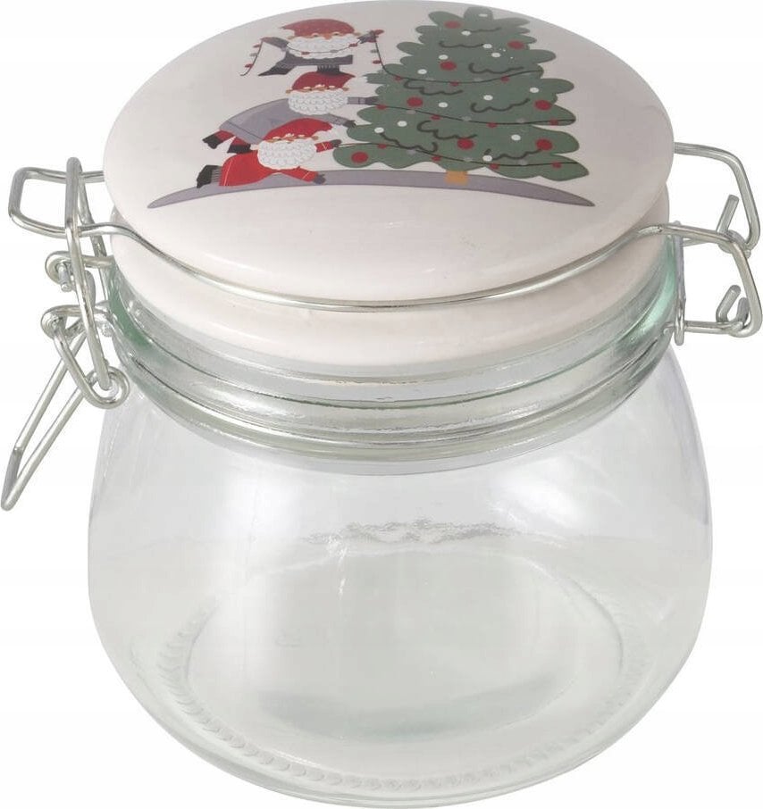 Boltze Słoik z porcelanową pokrywką MONTI, 450 ml